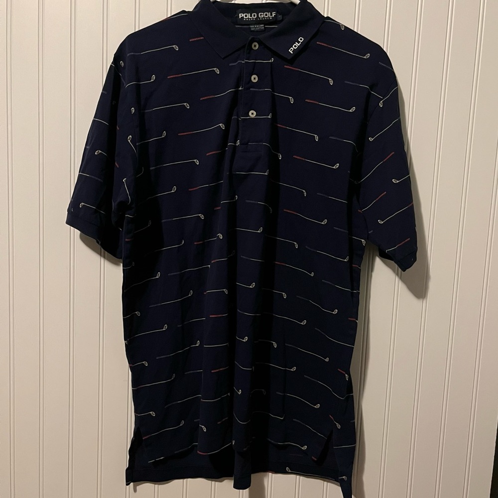 POLO GOLF Ralph Lauren Golf Club Print (men's) (navy blue) | Large